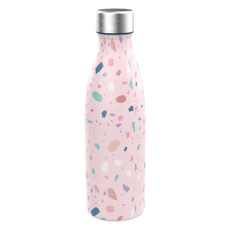 Waterfles Ultra (600ml) Terrazzo pink