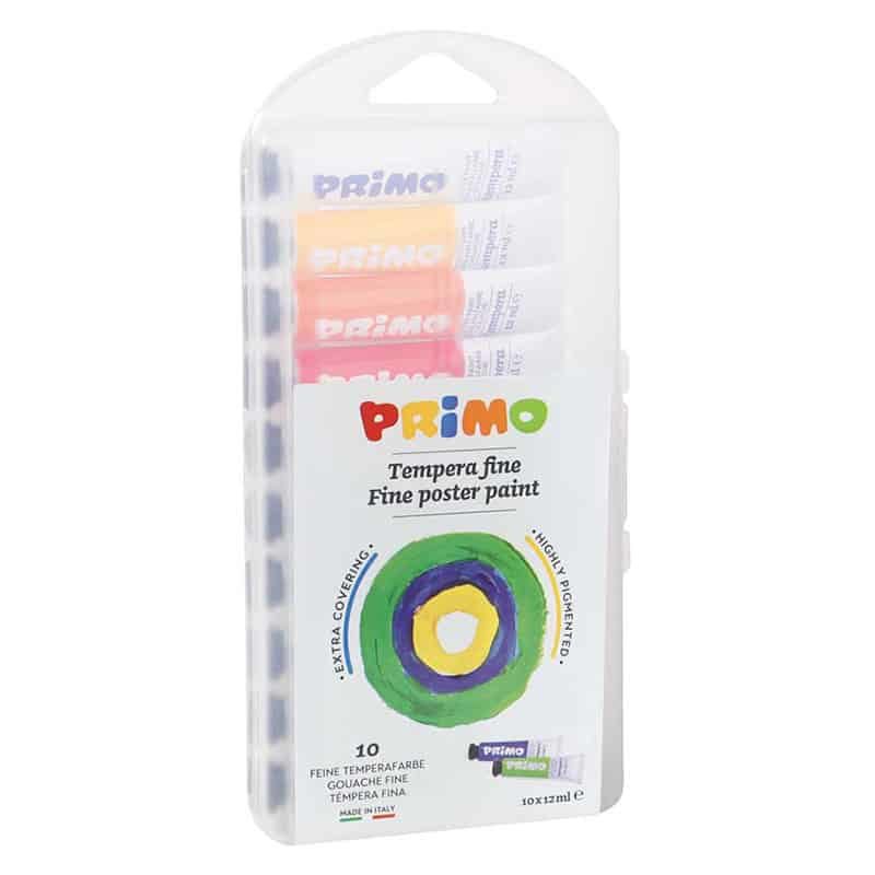 Primo poster paint (10x12ml) metalen tubes