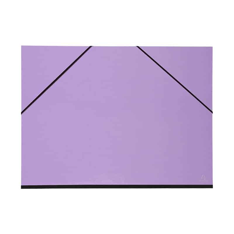 Tekenmap karton met elastiek (52x72cm) pastel - Afbeelding 2