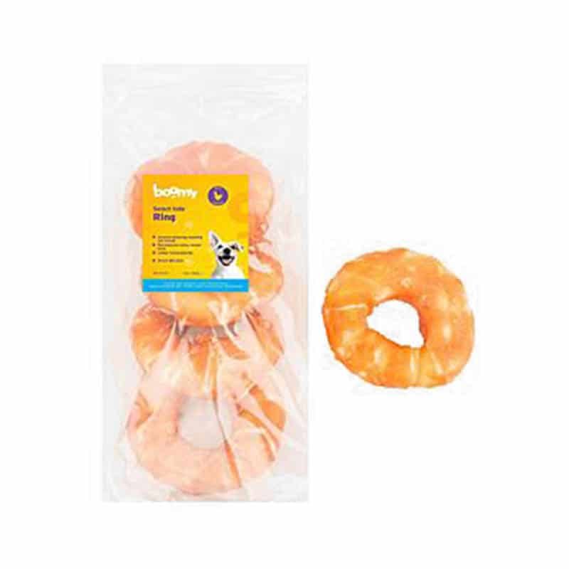 Boomy Select hide ring chicken (10cm) 400gr
