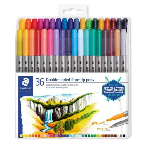 Staedtler Viltstift dubbele punt (36 stuks)
