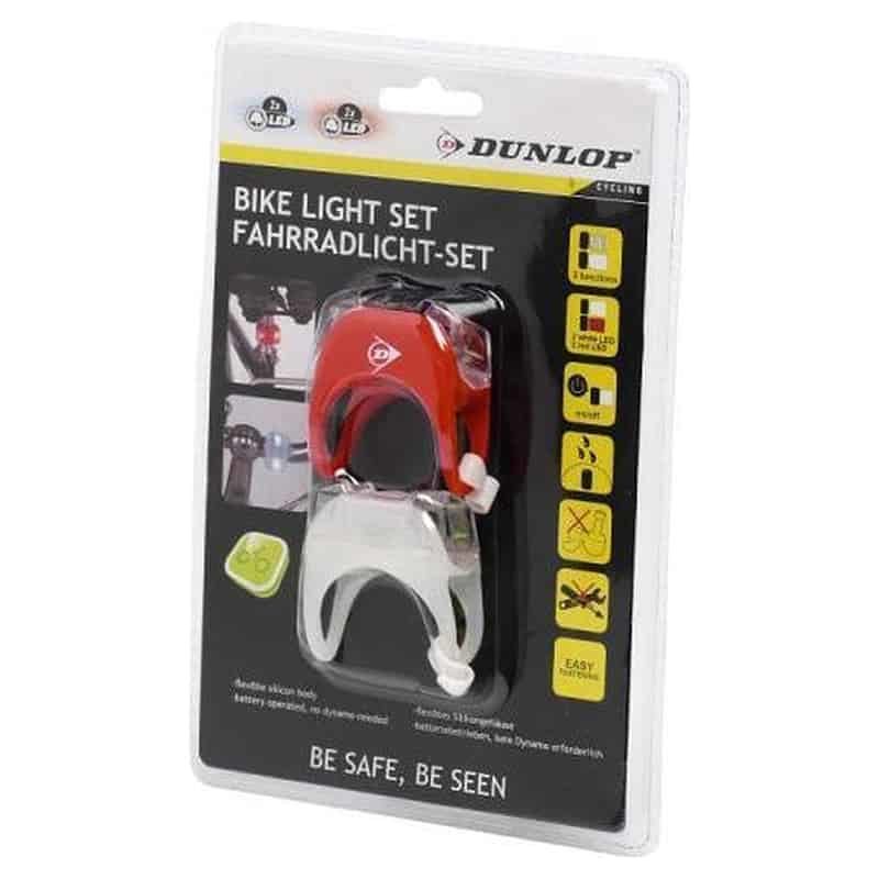 Dunlop Fietslampset 2 LED (2 stuks)