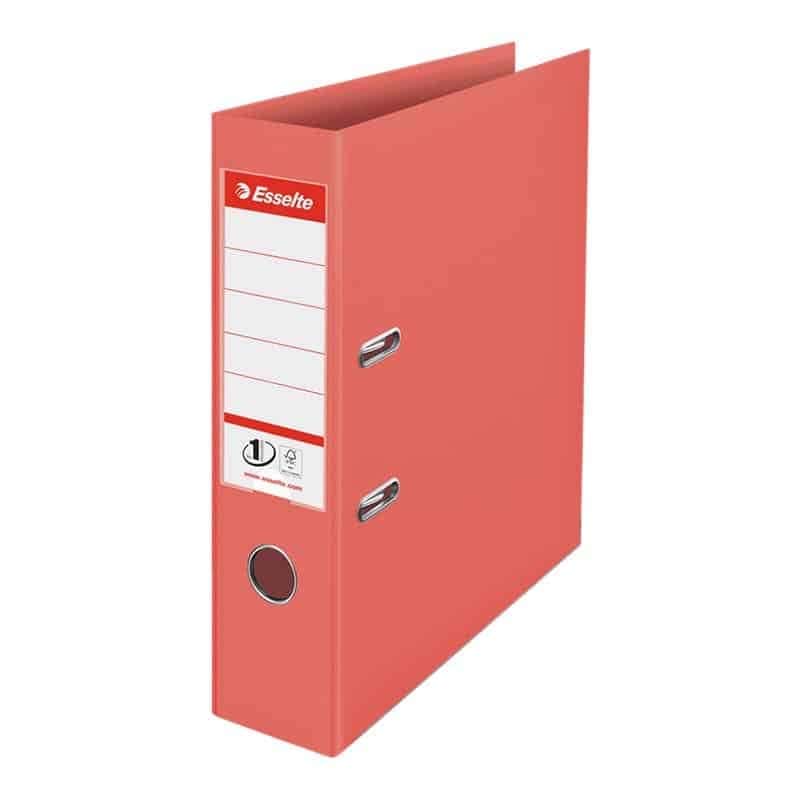 Esselte N°1 Ordner PP 75mm (A4) koraalkleur