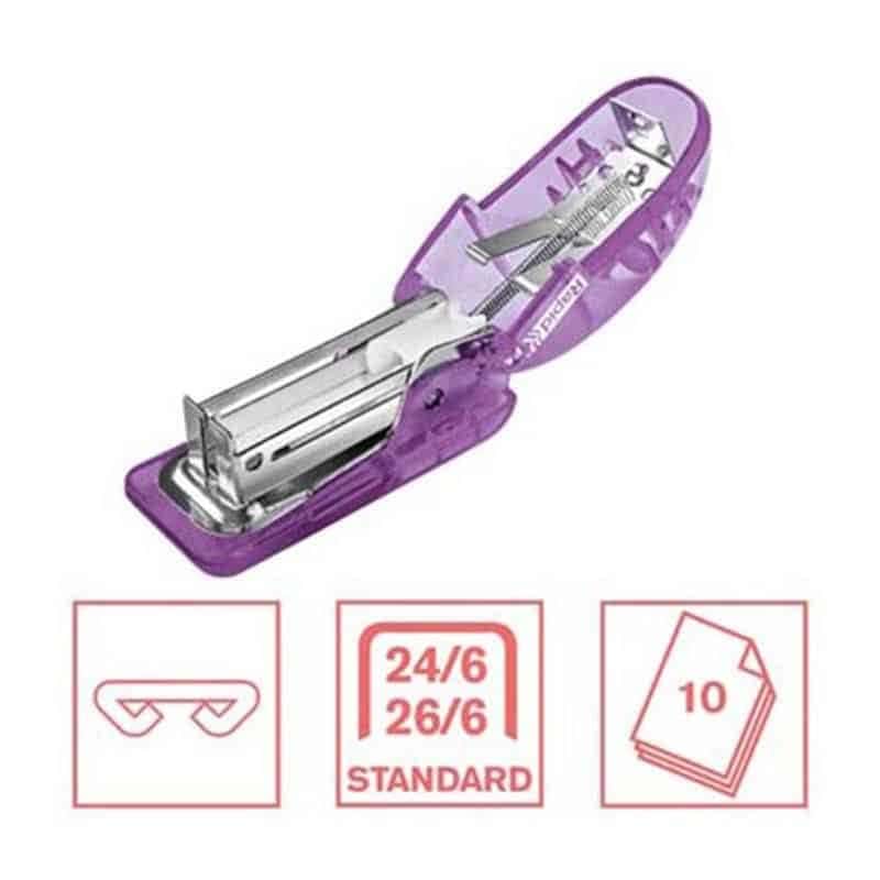 Esselte F4 Nietmachine (10 vel) lavendelkleur - Afbeelding 2