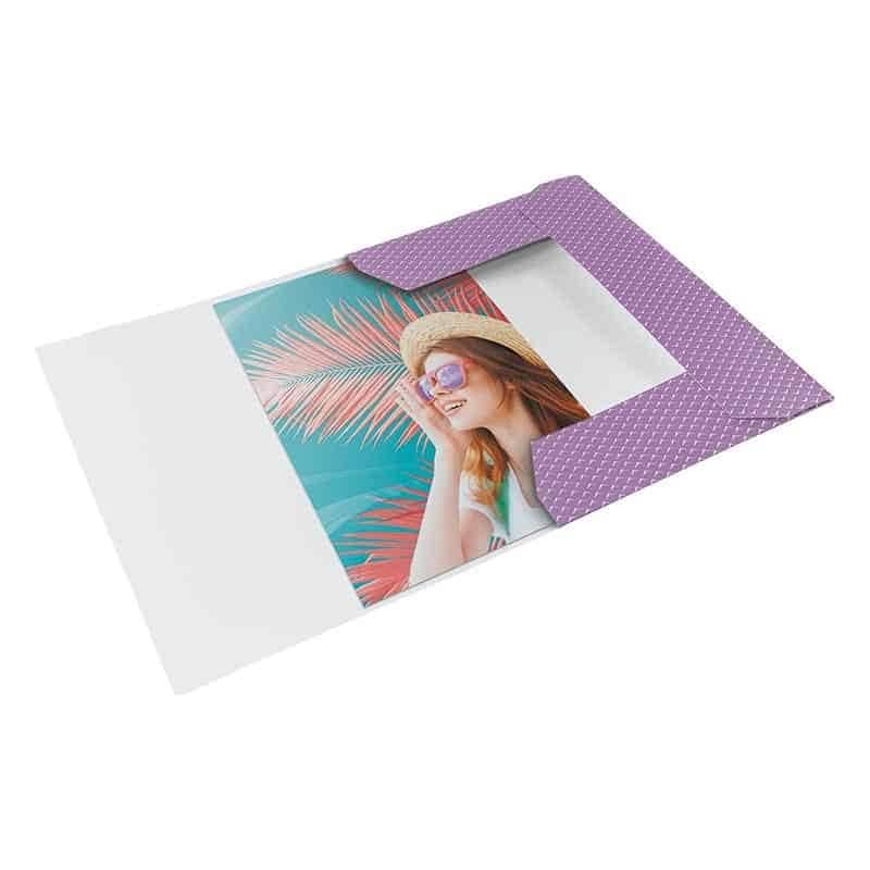 Esselte 3-klepsmap karton (A4) lavendelkleur - Afbeelding 2
