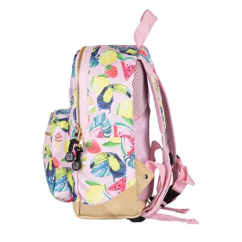 Rugzak Tropical Fruit (22x31x11cm) Soft pink - Afbeelding 4
