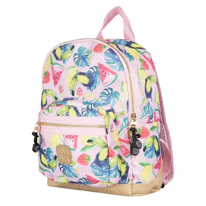 Rugzak Tropical Fruit (22x31x11cm) Soft pink - Afbeelding 3