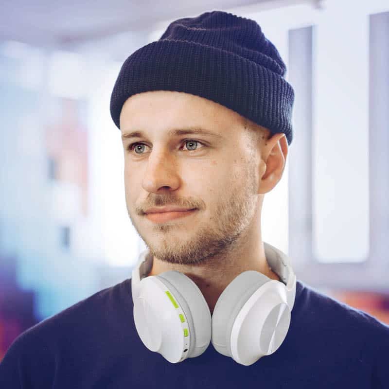 Hama koptelefoon 'Spirit Calypso' over-ear, basboost, vouwbaar, wit - Afbeelding 3