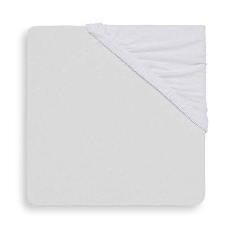Jollein Hoeslaken (60x120cm) jersey wit