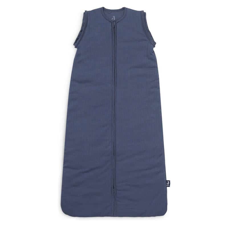 Jollein Slaapzak (90cm) met afritsbare mouwen - basic stripe jeans blue - Afbeelding 2