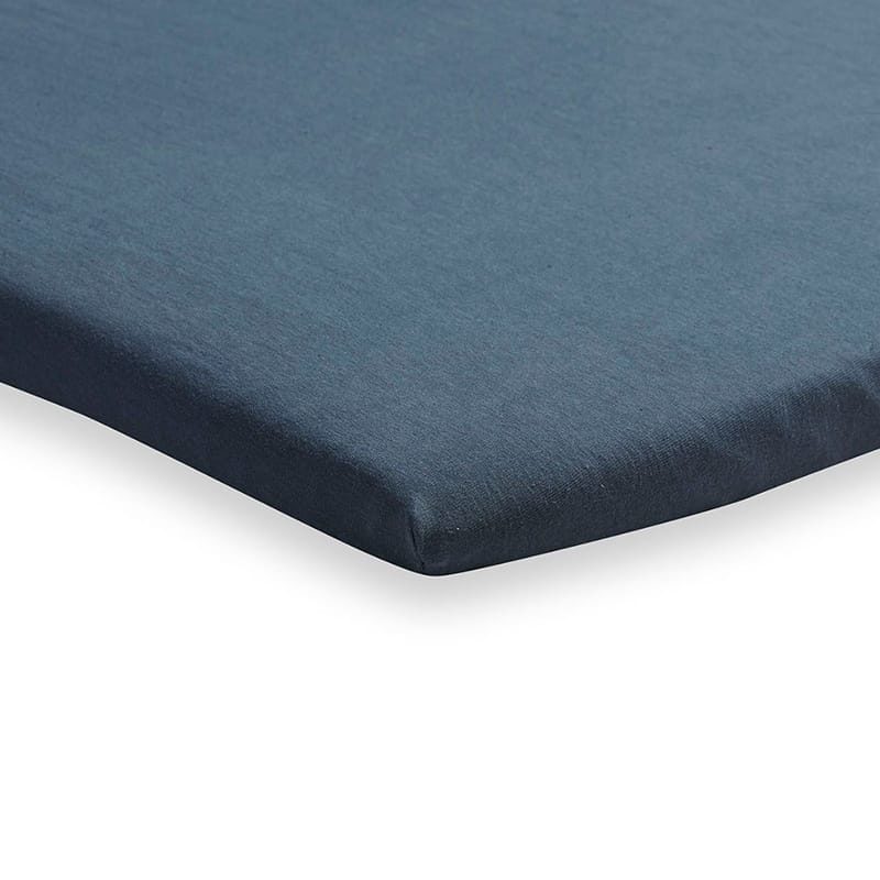 Jollein Hoeslaken (60x120cm) jersey jeans blue - Afbeelding 3