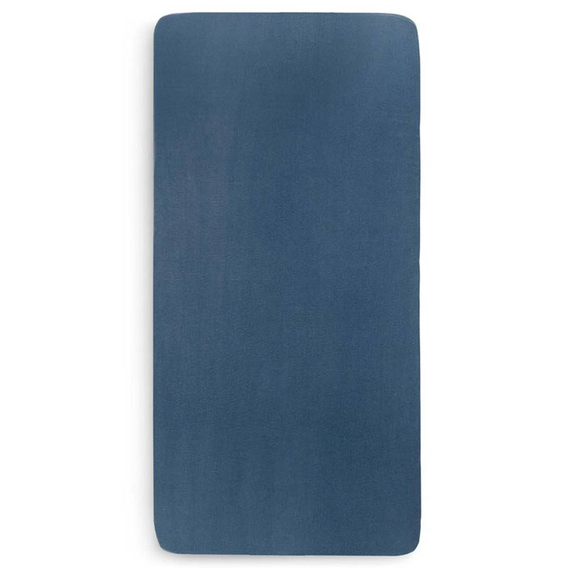 Jollein Hoeslaken (60x120cm) jersey jeans blue - Afbeelding 2