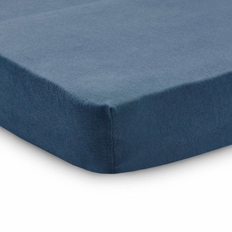 Jollein Hoeslaken (75x95cm) jersey jeans blue - Afbeelding 3