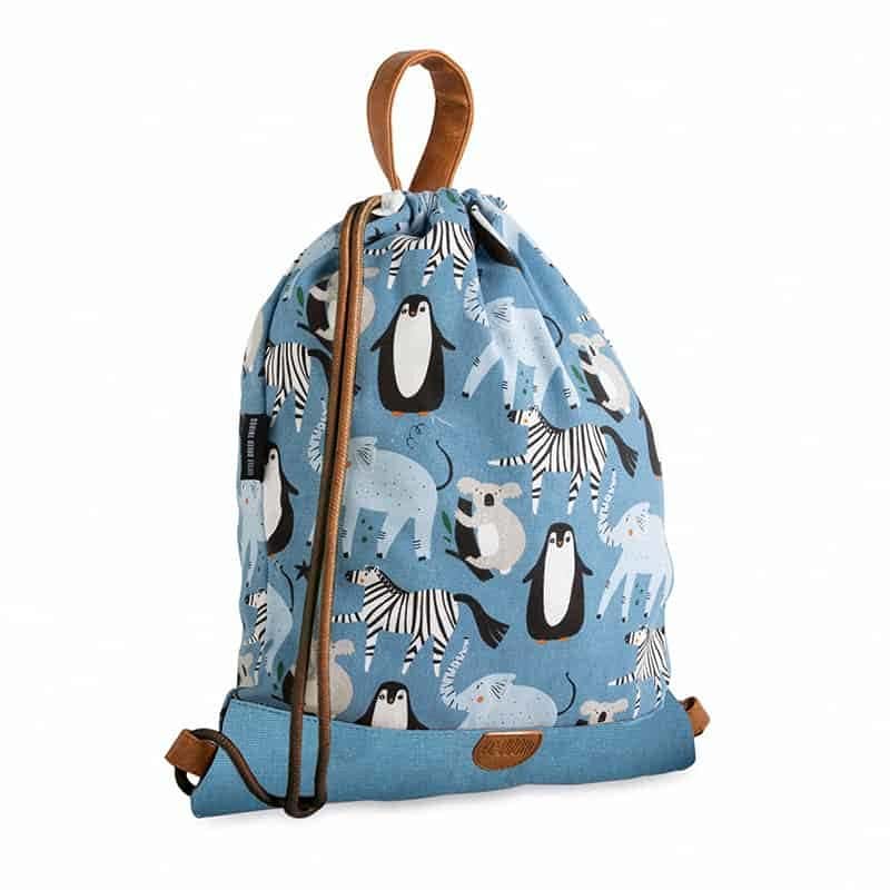 Lannoo Gymzak (43cm) Oooh! Animals blue