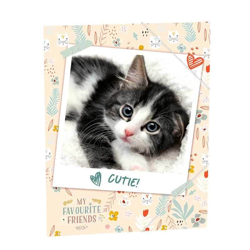 Lannoo Elastomap (A4) My Favourite Friends Cat