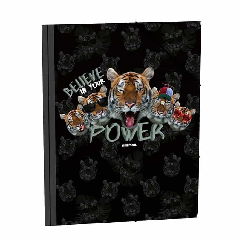 Lannoo Elastomap A4 Art Tiger Power