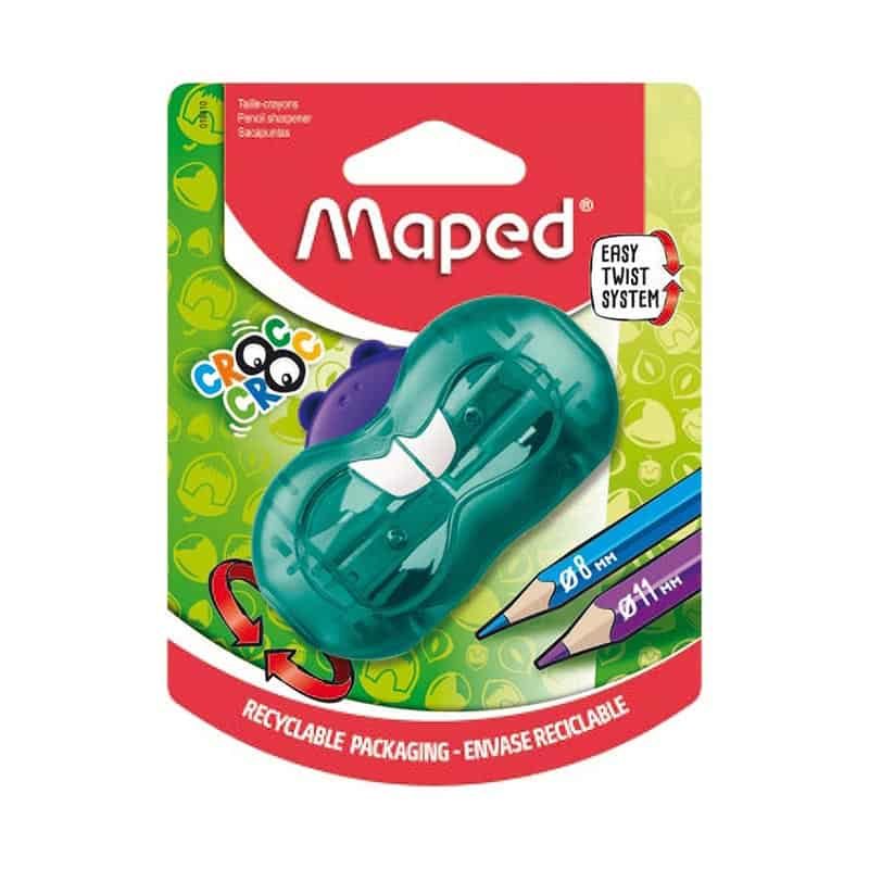 Maped Slijper Croc Twist 2 gaats blister
