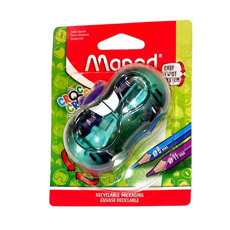 Maped Slijper Croc Twist 2 gaats blister - Afbeelding 2