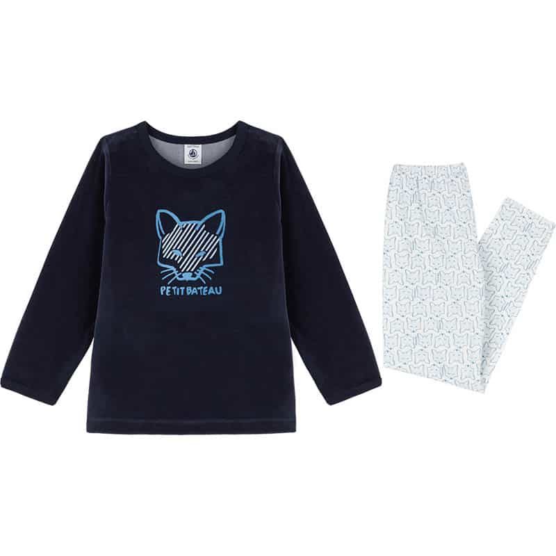 Flitsend Split terugvallen Petit Bateau Pyjama vos blauw - Happyland