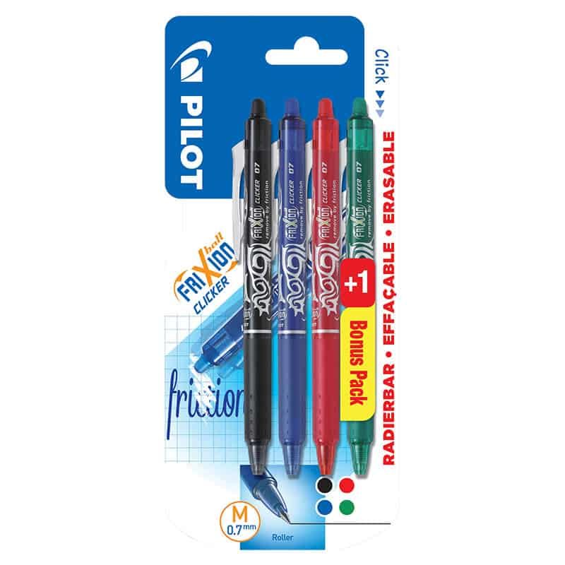 Pilot Frixion Ball clicker (3+1 GRATIS)