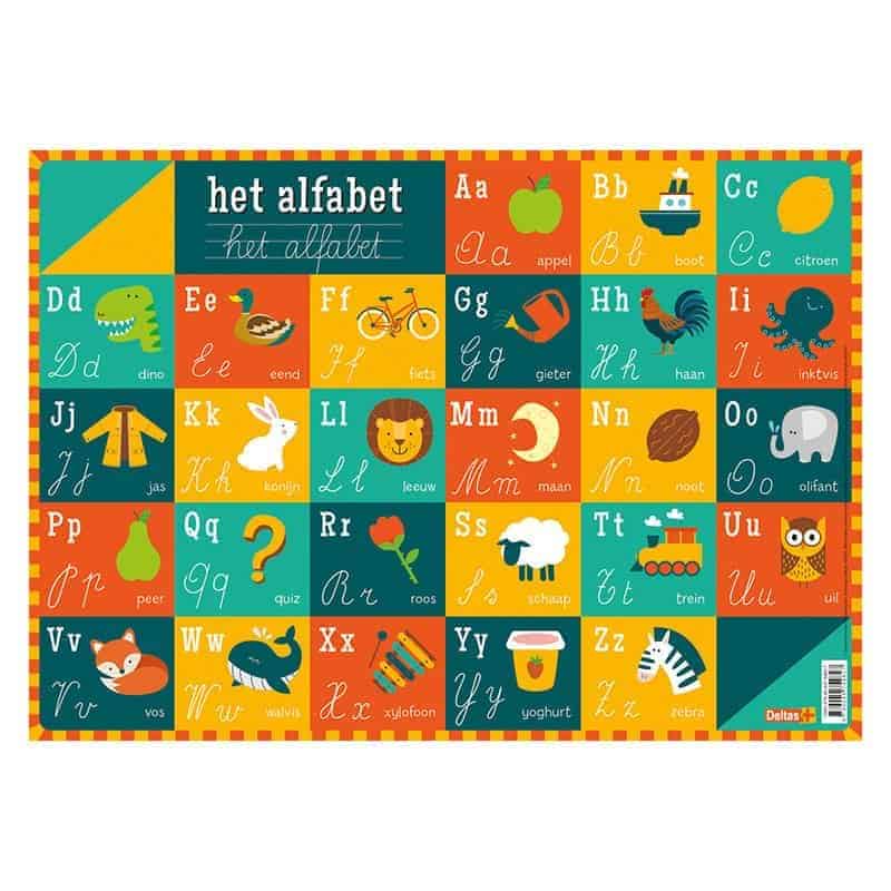 Educatieve onderleggers - alfabet / wiskunde / wetenschappen
