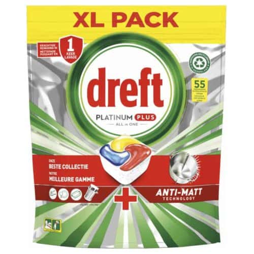 Dreft Platinum Plus 55 Tabs Citroen All in One