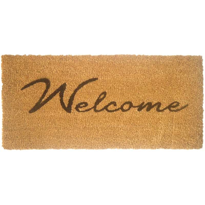Mat Kokosvezel 'Welcome' (met pvc onderaan)