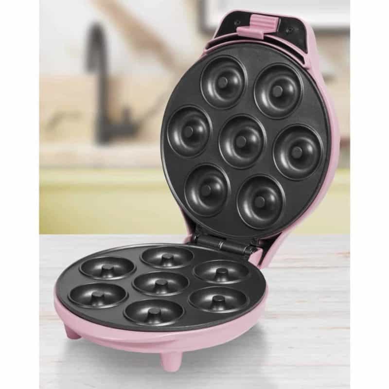 Donut Maker 6 Stuks 700W Roze - Afbeelding 5