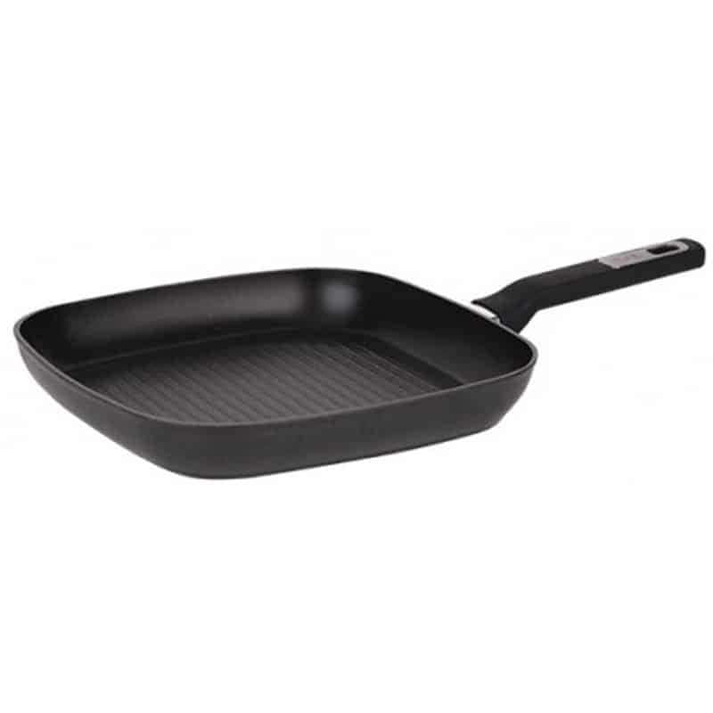 Durable Grillpan Anti-Stick Aluminium (ø28cm)