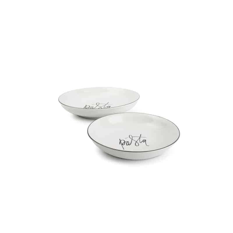 Dinner Set Pasta Borden 5 stuks - Afbeelding 4