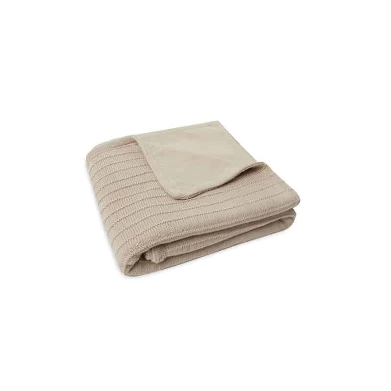 Deken Wieg Velvet Pure Knit Nougat