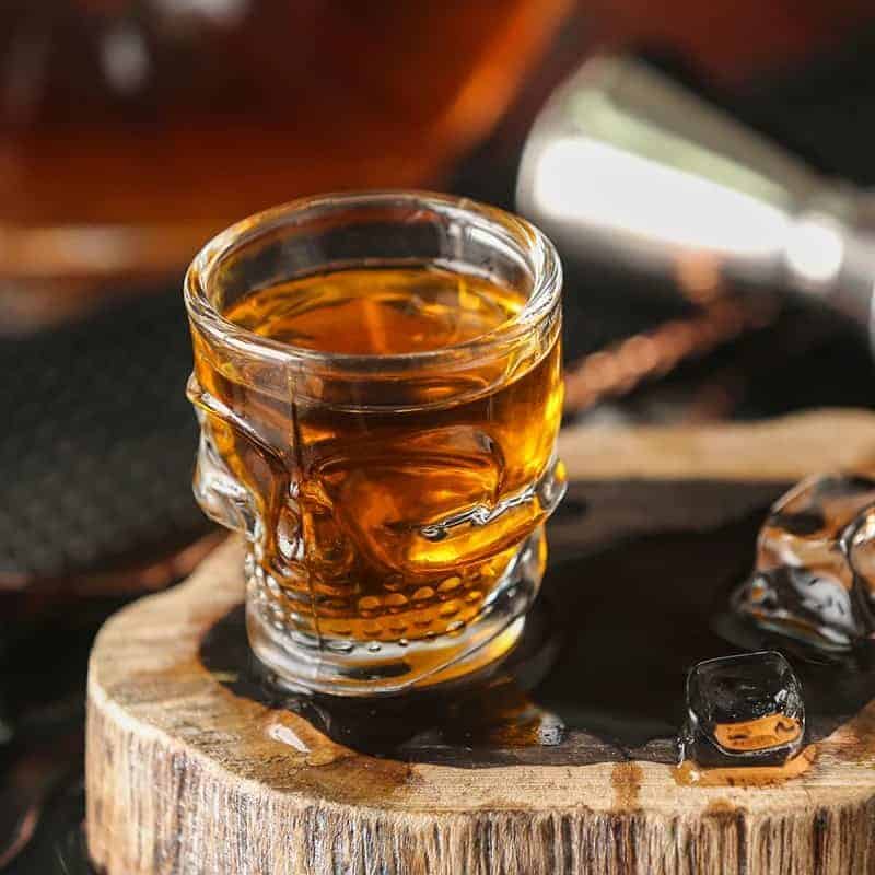 Borrelglas Doodshoofd (40ml) - Afbeelding 2