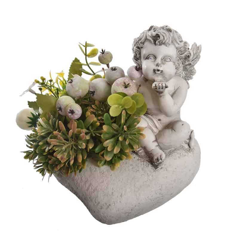 Bloemstuk met Engel (17cm)