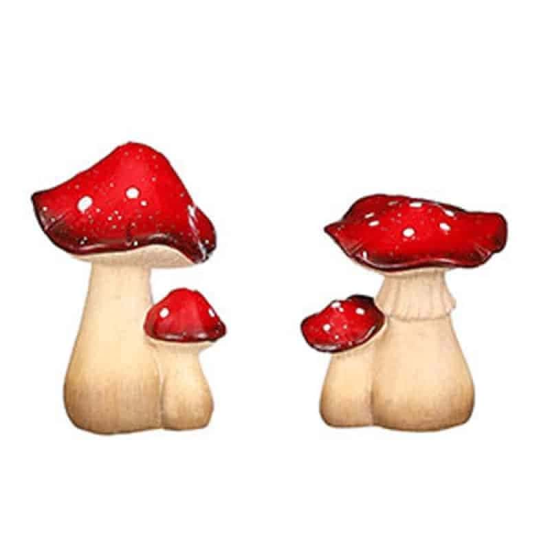 Paddestoel Rood (H12cm)