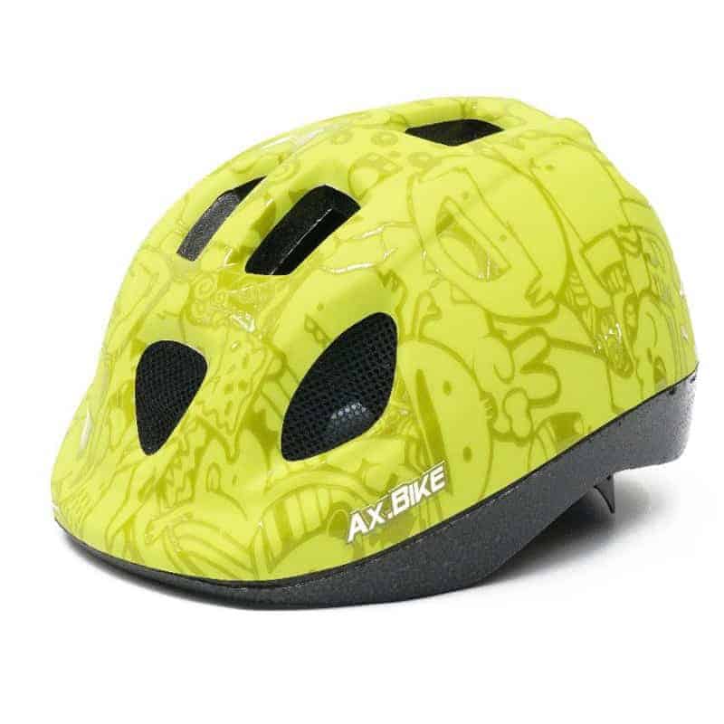 Maxxus AX Kinderhelm Yellow met Led 46-53cm