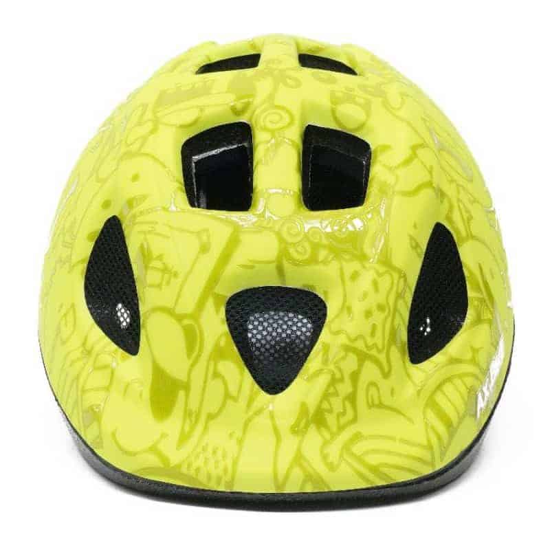 Maxxus AX Kinderhelm Yellow met Led 46-53cm - Afbeelding 3
