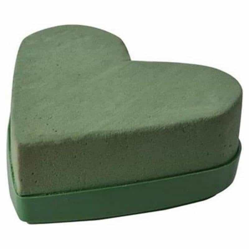 Kinzo Bloemsteekschuim Hart (13x12x5cm)
