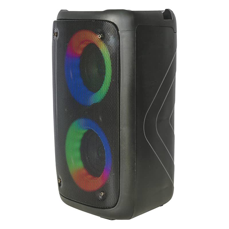 Party LEO-250 soundbox 2x3° 100W met verlichte woofers