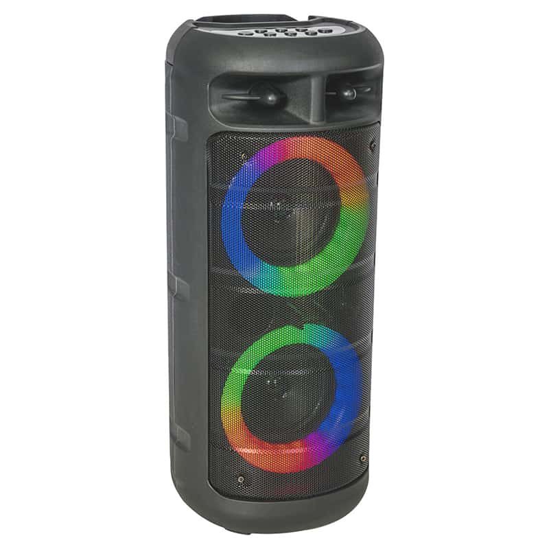 Party ALFA-2600 soundbox 2x4° 200W verlichte woofers