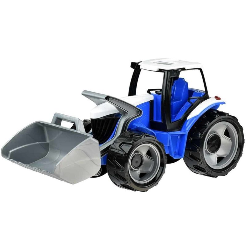 Simm Lena Powerful Giants Tractor blauw/wit 62cm - Afbeelding 2