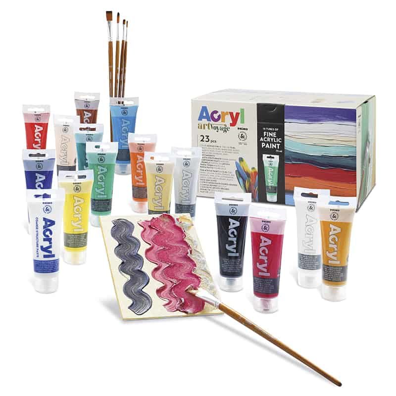 Primo acryl set met tubes - Afbeelding 2