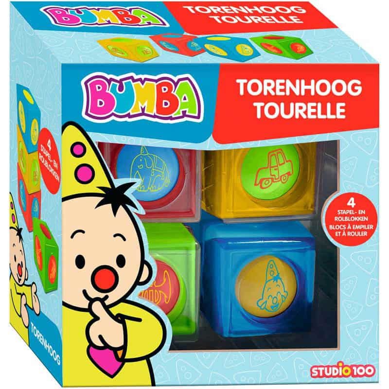 Bumba 4 stapelblokken - Torenhoog