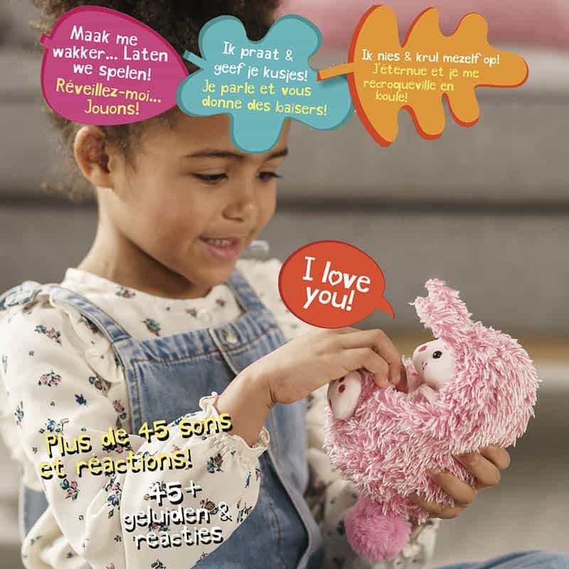 Curlimals konijn roze - Afbeelding 5