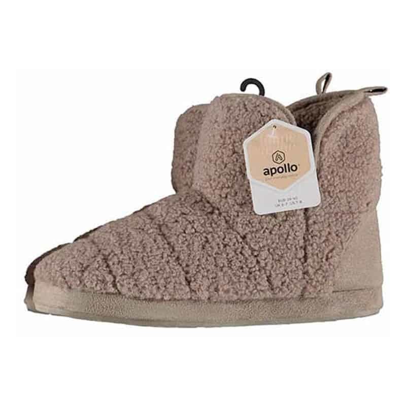 Dames Pantoffel Teddy Multi Beige
