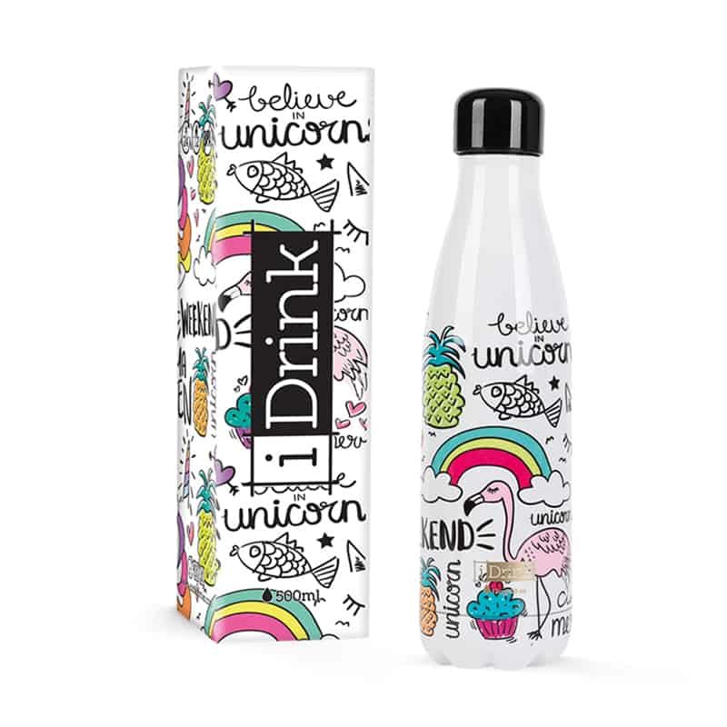 Thermo fles unicorn 500ml