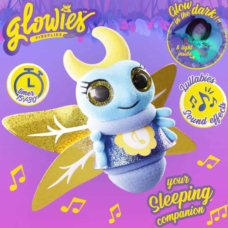 Glowie Firefly Plush blue - Afbeelding 3