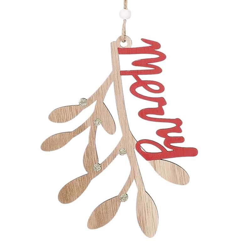 Ornament maretak rood - Afbeelding 2