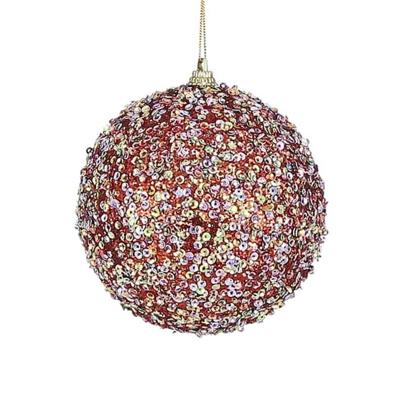 Bal onbreekbaar (ø10cm) Kerst (2 ass.)