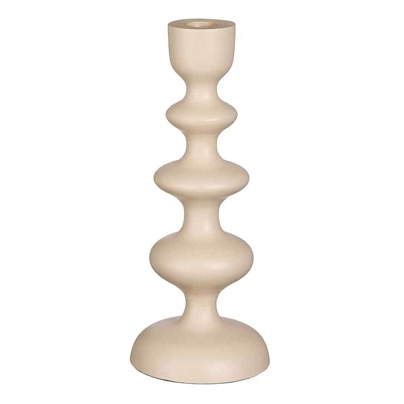 Kandelaar salsa beige 25x10cm