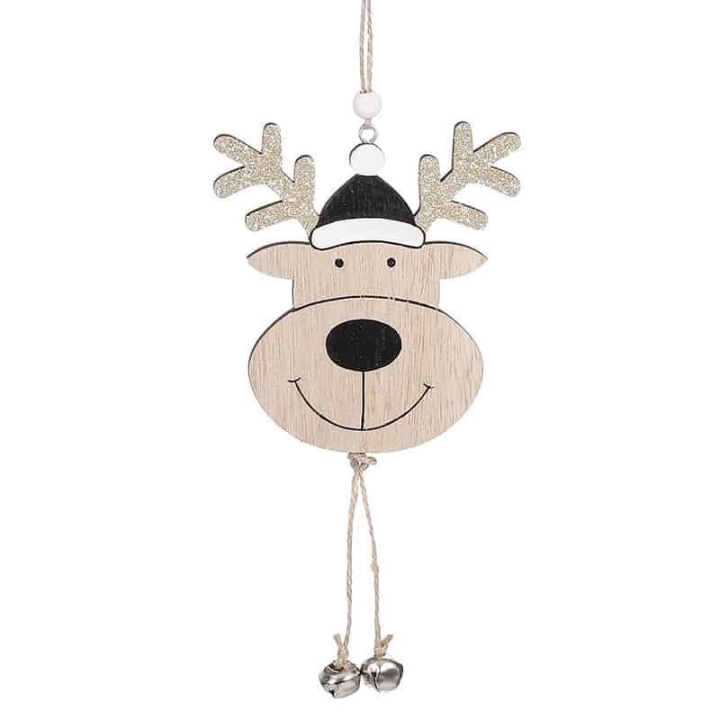 Ornament rendier (2 ass.)